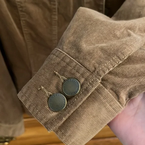 Charter club tan corduroy jacket, size medium - Picture 5 of 5